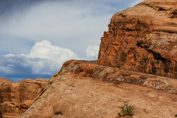 Fototapeta premium Delicate Arch Trail in Arches National Park in Utah, United States