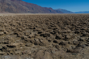 Devil's Golf Course in Death Valley National Park in California, United States