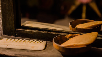 comb and soap into a museum