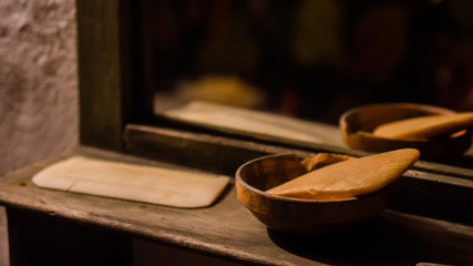 comb and soap into a museum