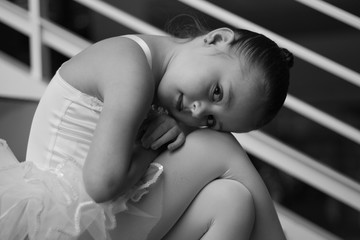 little girl, child, cute, adorable, balllerina, dancer © Michael