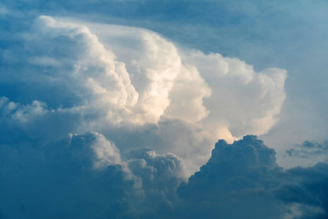 blue sky with clouds