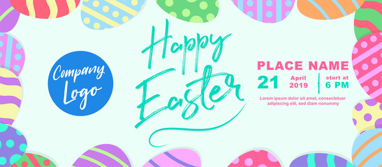 Easter Poster Background Banner