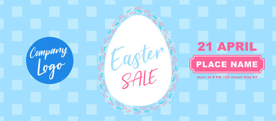 Easter Poster Background Banner