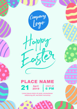 Easter Poster Background Banner