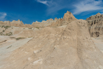 Fossil Trail in Badlands National Park in South Dakota, United States