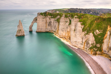 Küste von Etretat (Étretat), Frankreich