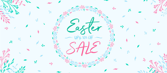 Easter Poster Background Banner