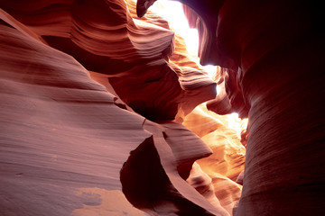 Antelope Canyon - amazing colors of the sandstone rocks - travel photography