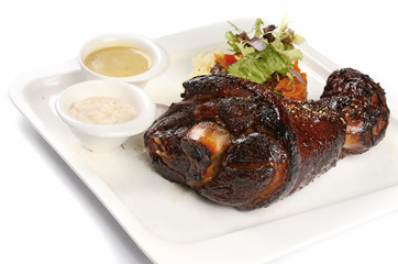grilled lamb chops with Vegetables