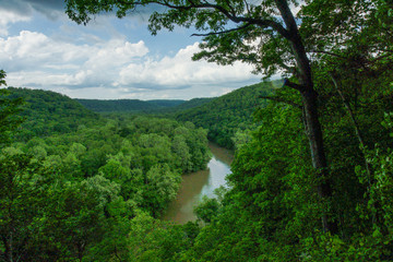 Green River Bluffs in Mammoth Cave National Park in Kentucky, United States