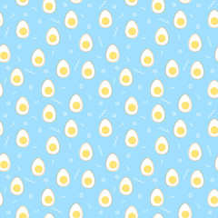 Easter Seamless Pattern Background