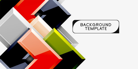 Abstract arrows composition background