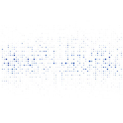 Blue  dots on white background