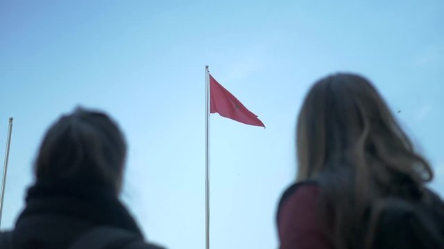 Moroccan Flag, Nice shoot and smooth