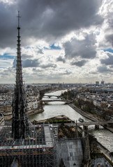 Fototapeta premium Parigi, francia, TourEiffel, Notre Dame, viaggio, 