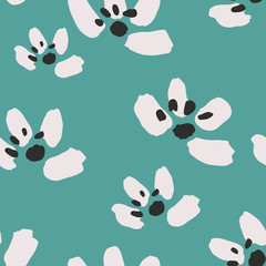 Noble Flower Pattern. Endless Background. Seamless