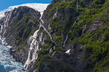 Prince William Sound in Chugach National Forest in Alaska, United States