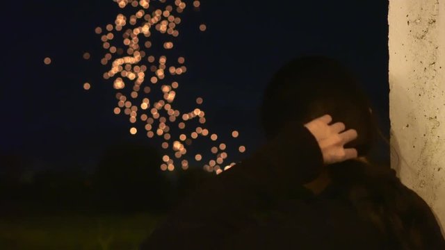 Woman appreciate yi peng lanterns experience in Thailand