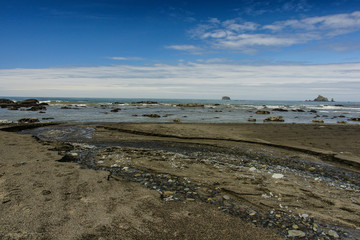Rialto Beach in Olympic National Park in Washington, United States