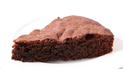 chocolate pie slices