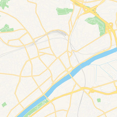 Obraz premium Mapa do wydrukowania w Argenteuil, Francja