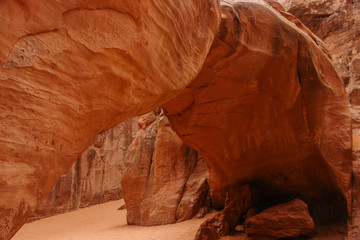 Sand Dune Arch in Arches National Park in Utah, United States