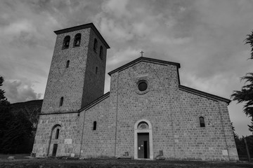 Rocchetta a Volturno, Isernia, Molise. Abbazia benedettina di San Vincenzo al Volturno. Storica...
