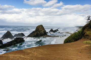 Fototapeta na wymiar Seal Rock State Park in Oregon, United States