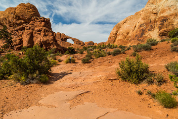 Skyline Arch in Arches National Park in Utah, United States