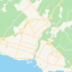 Fototapeta premium Saint-Pierre, France printable map