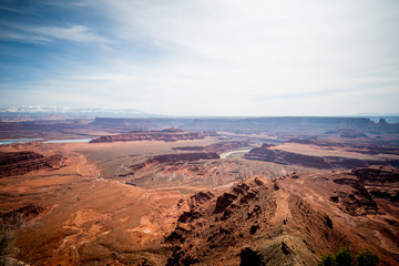 Dead Horse Point in Utah - wide angle view - travel photography