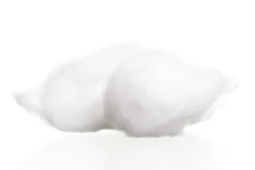 Cotton wool isolate on white background