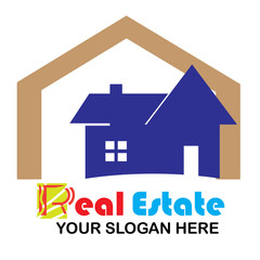 Real estate logo - Vector