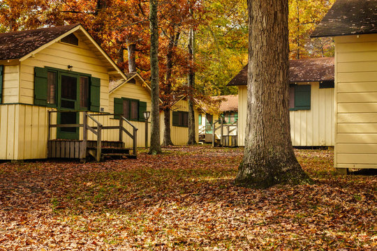 Woodland Cottages in Mammoth Cave National Park in Kentucky, United States