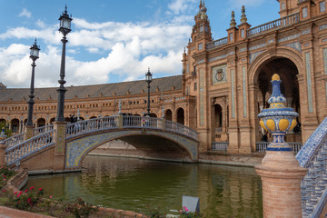 Visite de Séville - Plaza de España - Place d'Espagne