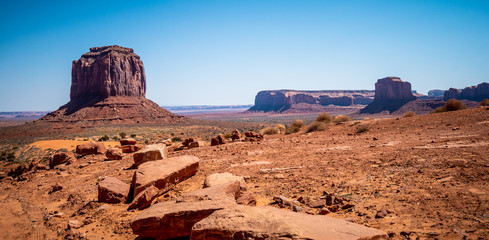 Amazing rock sculptures at Monument Valley - travel photography