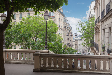 Ladder on the hill Montmartre