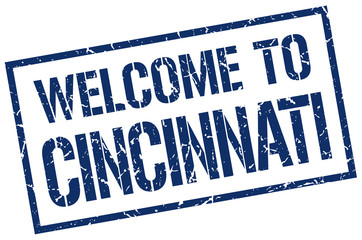 welcome to Cincinnati stamp