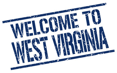 welcome to West Virginia stamp