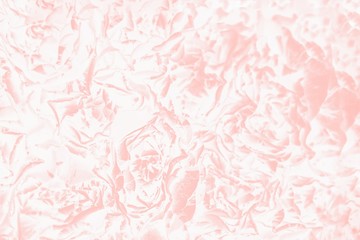 White and coral color background with a delicate rose floral pattern