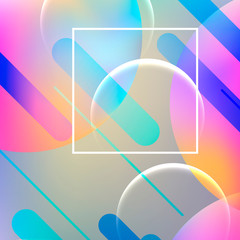 Abstract dynamic geometric background
