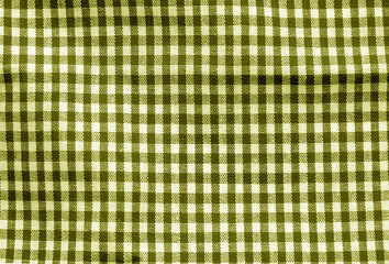 Checked fabric texture in yellow tone.