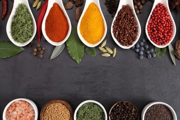 Spices and herbs.