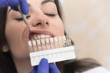 Patient at dental clinic