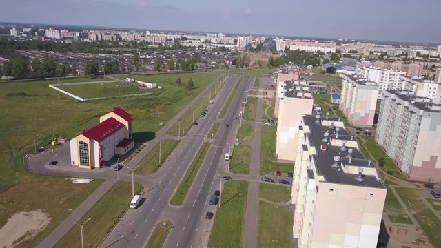 Microdistrict Bilevo. City Vitebsk.