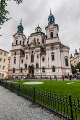 Fototapeta na wymiar The Church of Saint Nicholas, Old Town Square, Prague