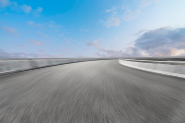 Road and Sky Landscape..