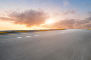 Road and Sky Landscape..