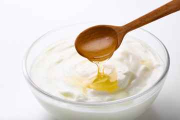 ヨーグルトとはちみつ